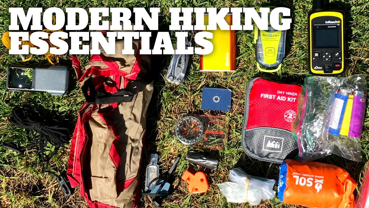 Modern Hiking Essentials list